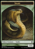 Khans of Tarkir: Snake Token