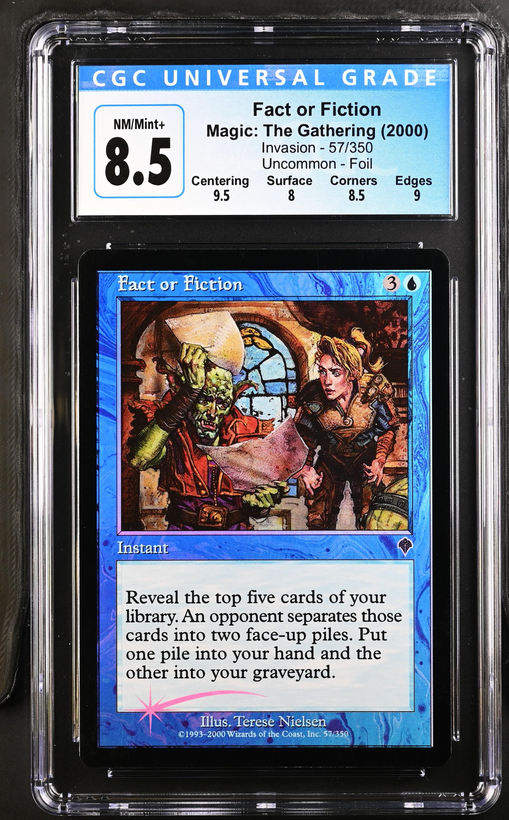 Fact or Fiction (Invasion Foil CGC 8.5) #0185