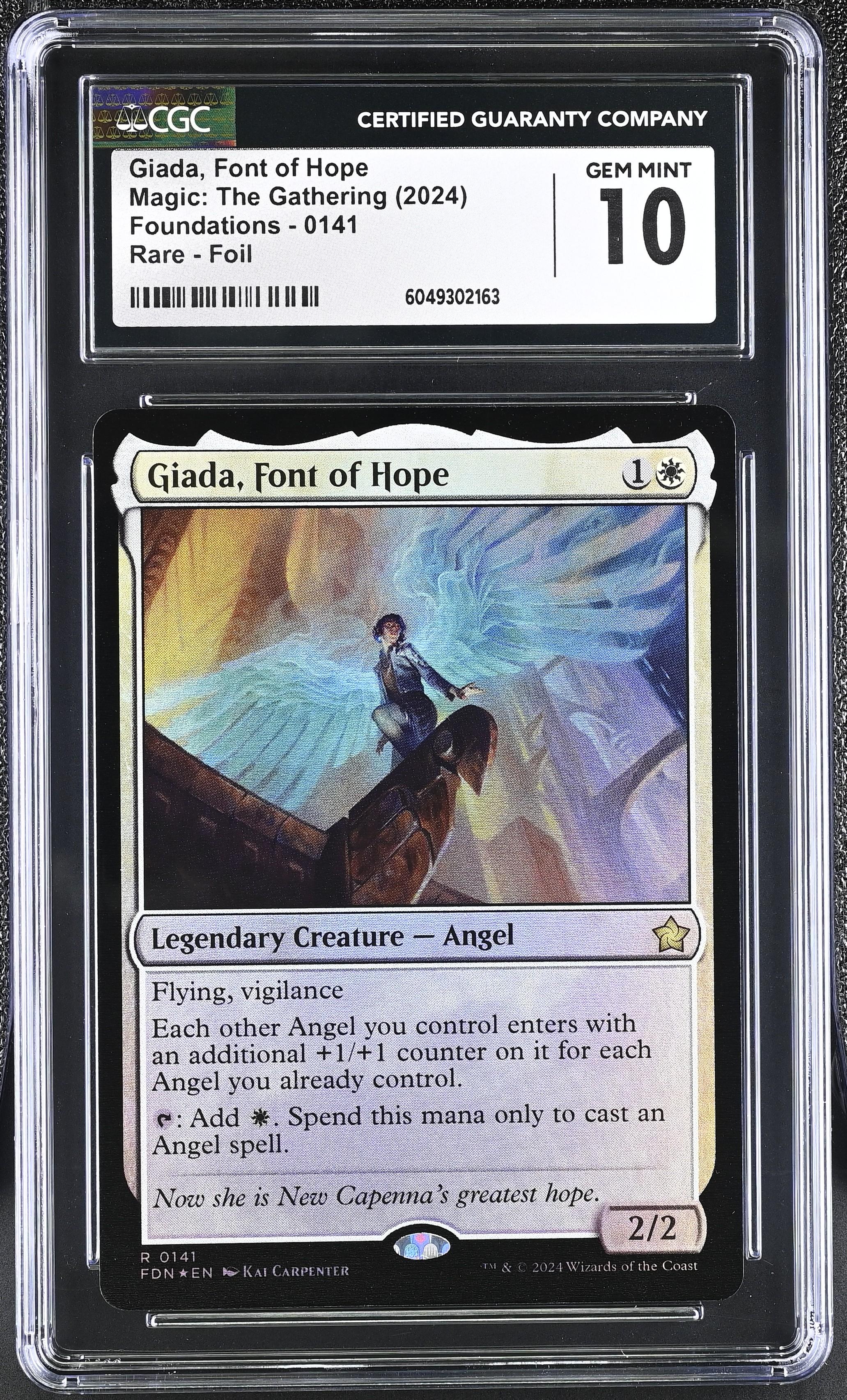 Giada, Font of Hope (Foundations Foil CGC 10) 2163