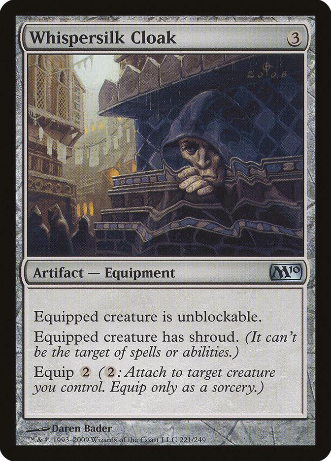 Whispersilk Cloak | 2010 Core Set Foil | Modern | Card Kingdom