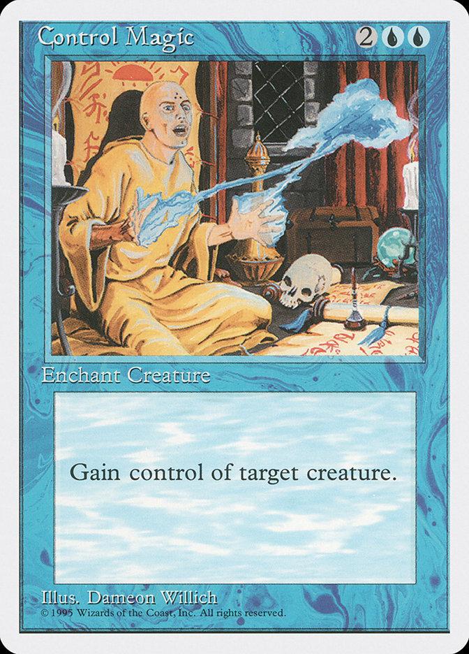 control cards mtg Magic: the Gathering - Magic Enchant creature You control enchanted creature. Control Magic (EX)