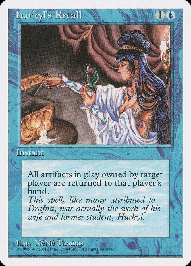 Hurkyls Recall ATQ ハーキルの召還術 2 枚 Hurkyl's Recall | 4th Edition | Card Kingdom