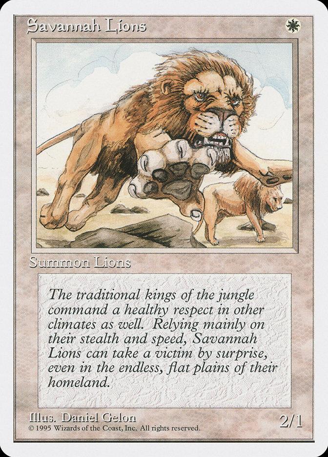 Savannah Lions | 4th Edition | Card Kingdom