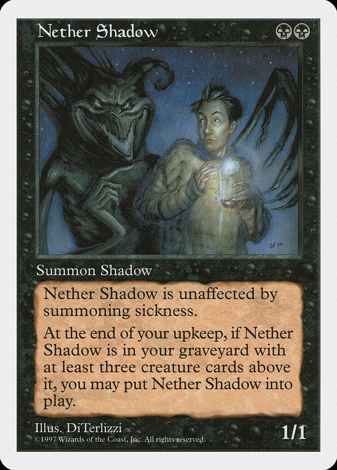 冥界の影 Nether Shadow Sign サインド Signeture Nether Shadow | 5th Edition | Card Kingdom
