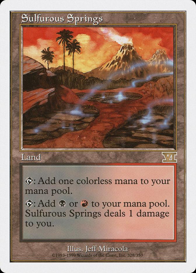 MTG 硫黄泉 Sulfurous Springs 3枚セット ICE 初版 Sulfurous Springs | 6th Edition | Card Kingdom