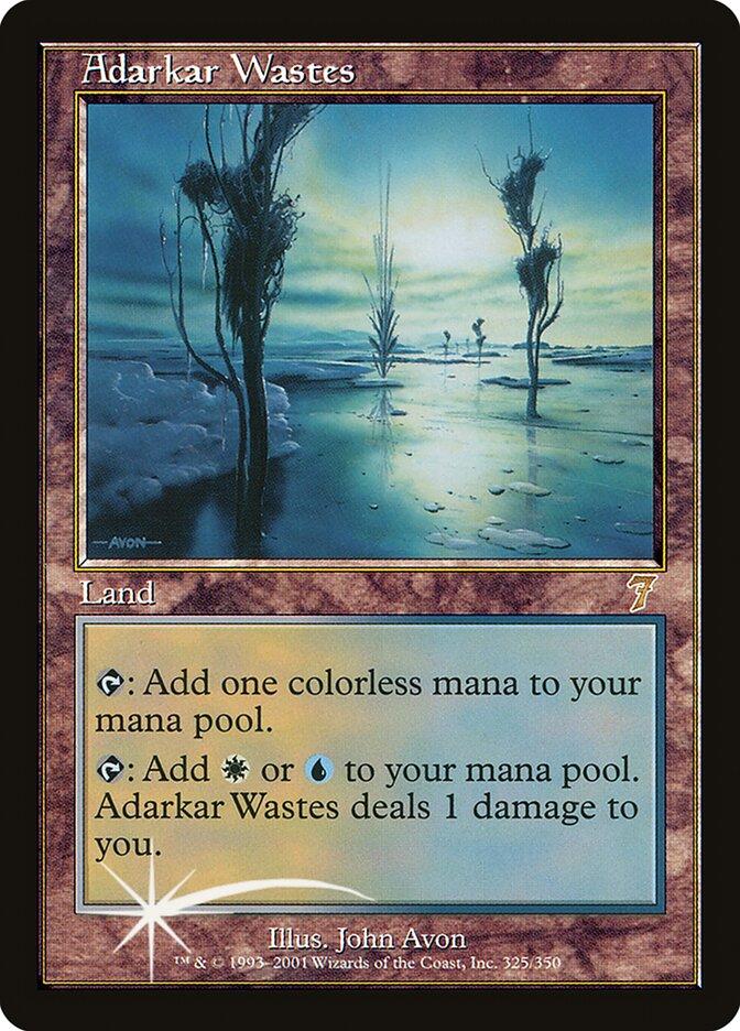 アダーカー荒原　foil 7版　英語版 Adarkar Wastes | 7th Edition Foil | Card Kingdom