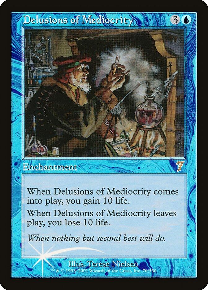 凡人の錯覚/Delusions of Mediocrity 7ED英語foil Delusions of Mediocrity | 7th Edition Foil | Card Kingdom