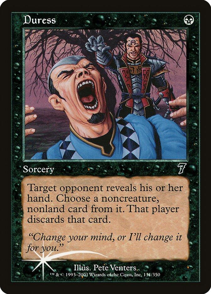 (Foil Art) Alternate (JP Duress アートフォイル Duress Gathering The Magic: 2021 Etched) Mystical Strixhaven: - マジック：ザ・ギャザリング