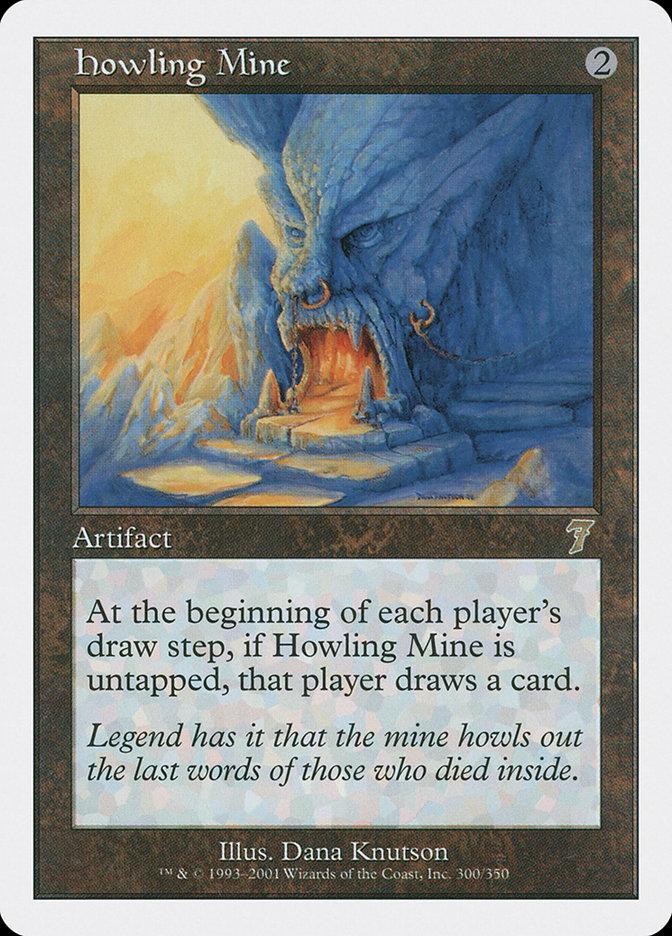 mtg cards like howling mine Howling Mine [Seventh Edition] Damaged Foil