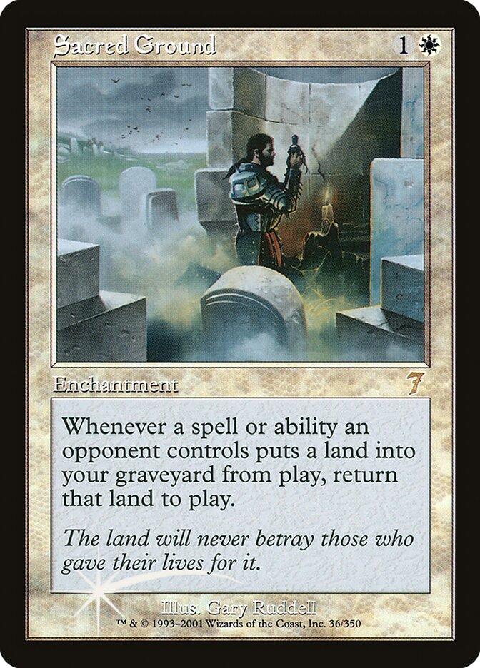 Sacred Ground | 7th Edition Foil | Card Kingdom