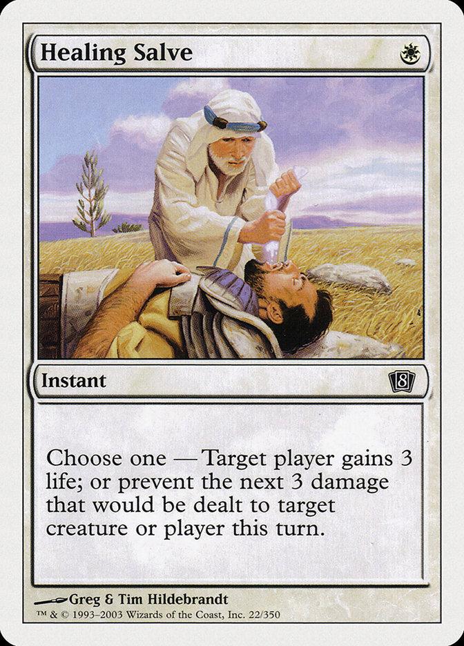 best healing cards mtg What are the life gain for a cat tribal deck with a Felidar Sovereign win con? : r/magicTCG choose an opponent to also copy it Healing Salve | 8th Edition