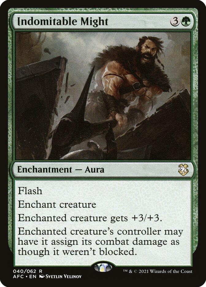 Indomitable Rx Indomitable Might | Adventures in the Forgotten Realms Commander Decks ...