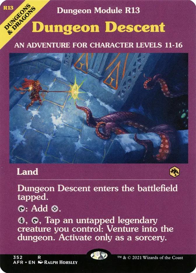mtg adventures in the forgotten realms dungeon cards Magic: Gathering The Bundle Artifact Land Adventures in the Forgotten Realms