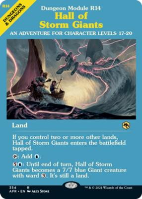 Mtg Adventures in the Forgotten Realms Hall of Storm Giants (Showcase)