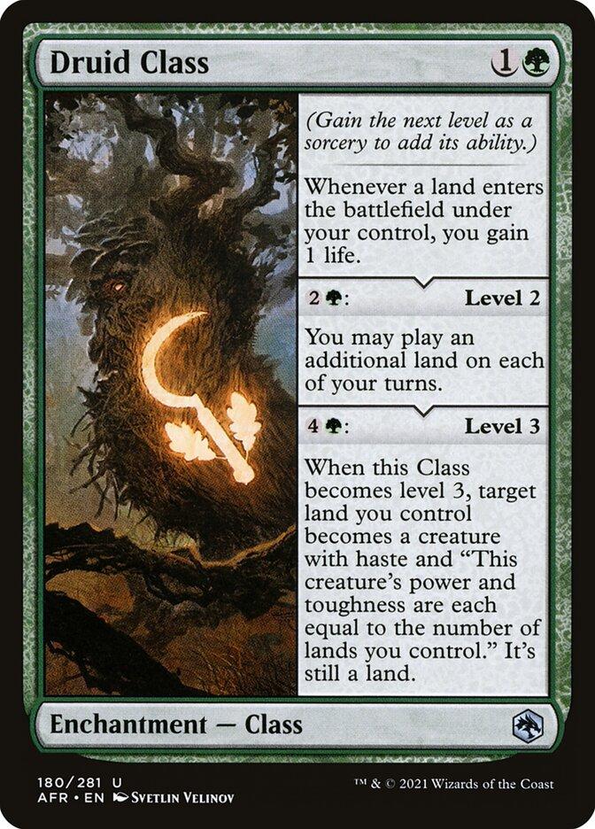 MtG Trading Card Game Adventures in the Forgotten Realms Uncommon Druid Class #180