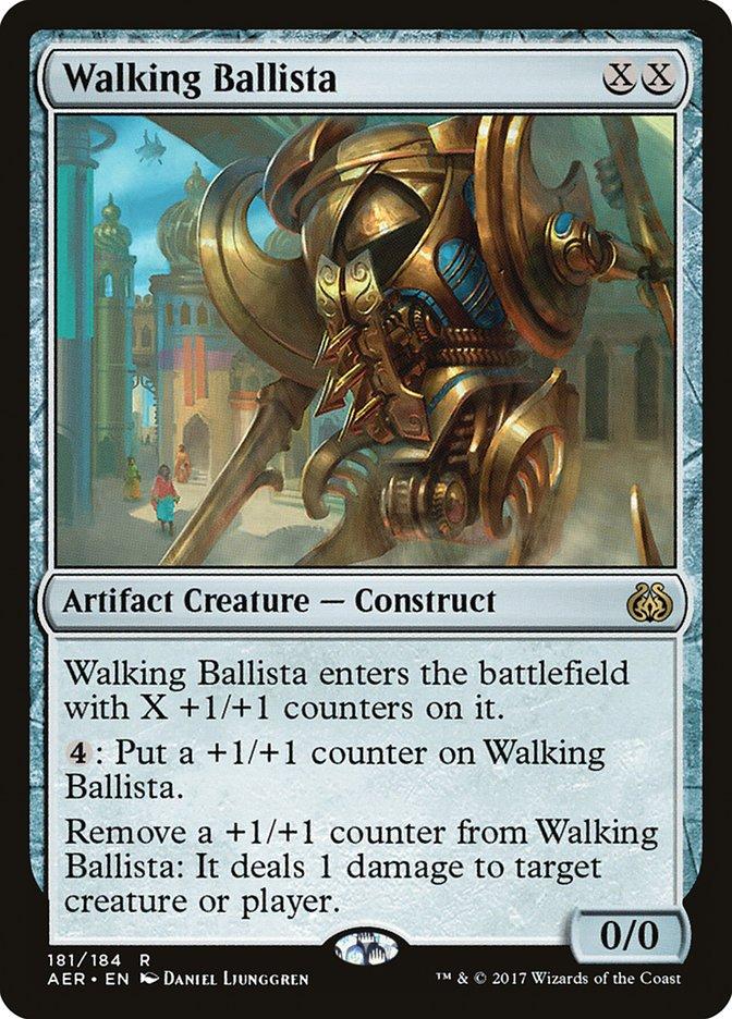 mtg cards like walking ballista Mtg Aether Revolt Rare Walking Ballista #181