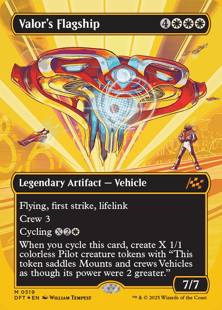 Valor's Flagship | Aetherdrift Variants Foil | Standard | Card Kingdom