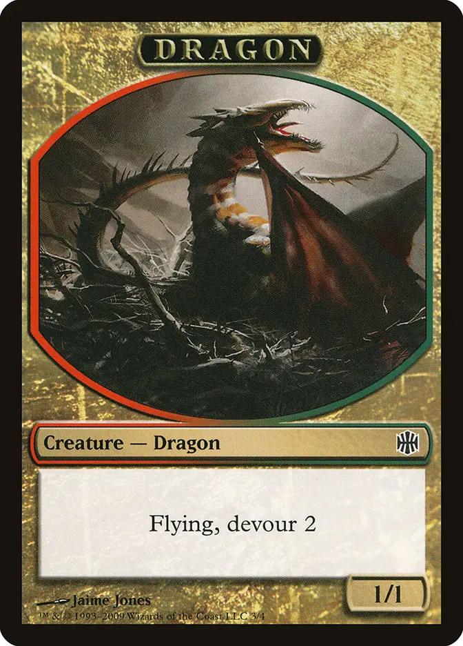 mtg cards that make dragon tokens Stainless Steel Token this creature gets +1/+1 until end of turn.) Do dragon tokens count towards
