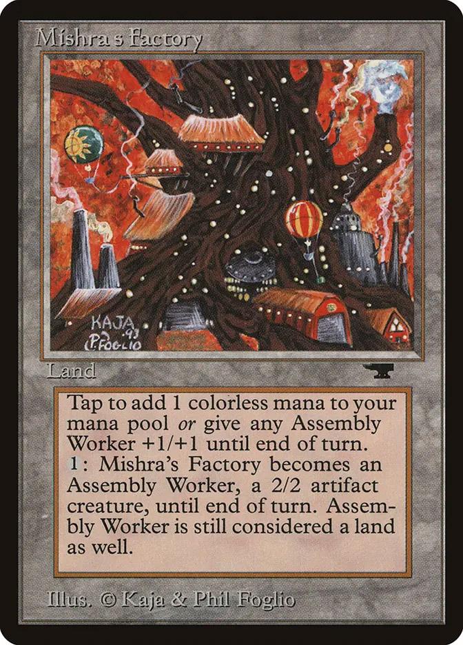 ミシュラの工廠 Mishra's Factory 英語 春 ATQ MTG Mishra's Factory | Antiquities | Card Kingdom