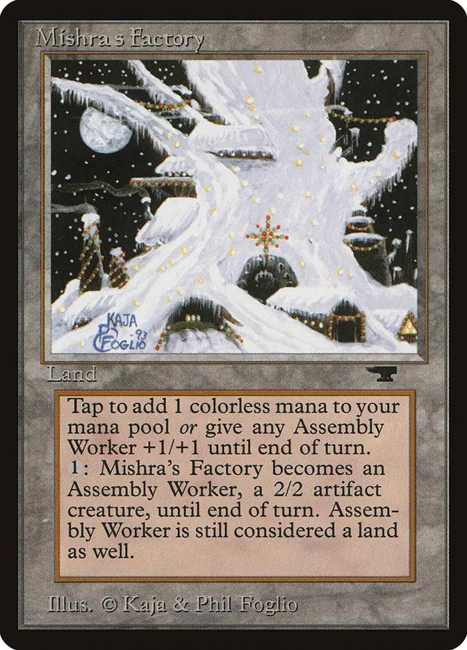 ミシュラの工廠　冬 Mishra's Factory Winter Mishra's Factory | Antiquities | Card Kingdom