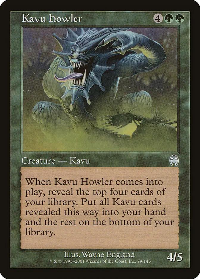 kavu cards mtg Yavimaya [Invasion] Creature  Kavu Rarity Kavu Howler | Apocalypse |