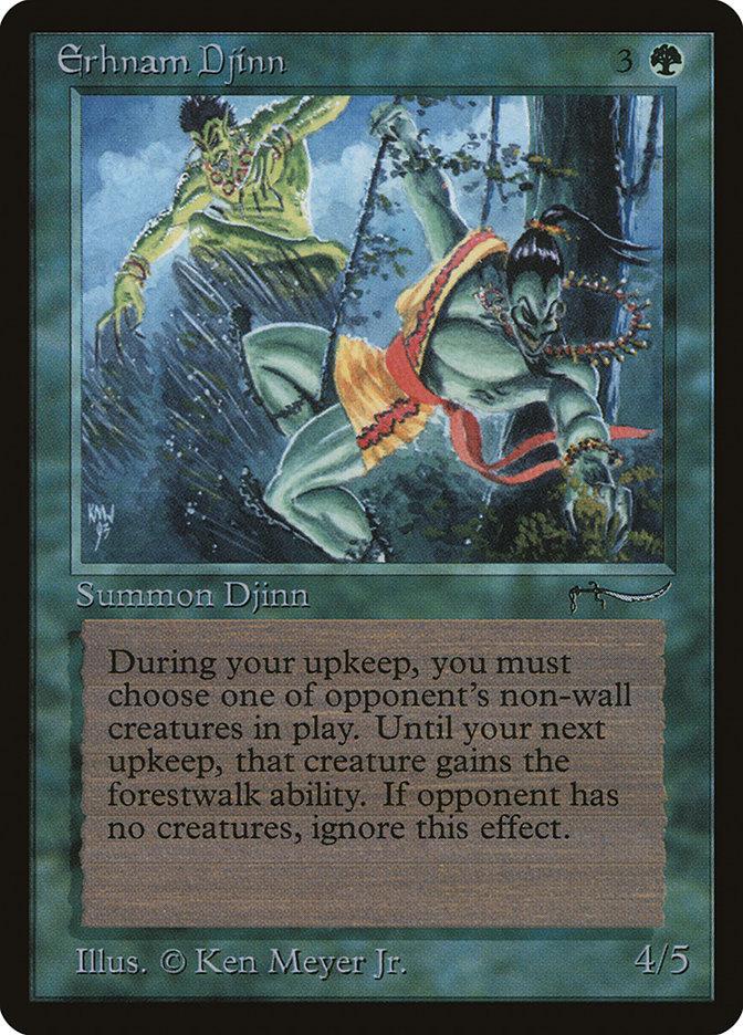 MTG Erthmam Djinn アーナム・ジン　アラビアンナイト　英語 Erhnam Djinn | Arabian Nights | Card Kingdom