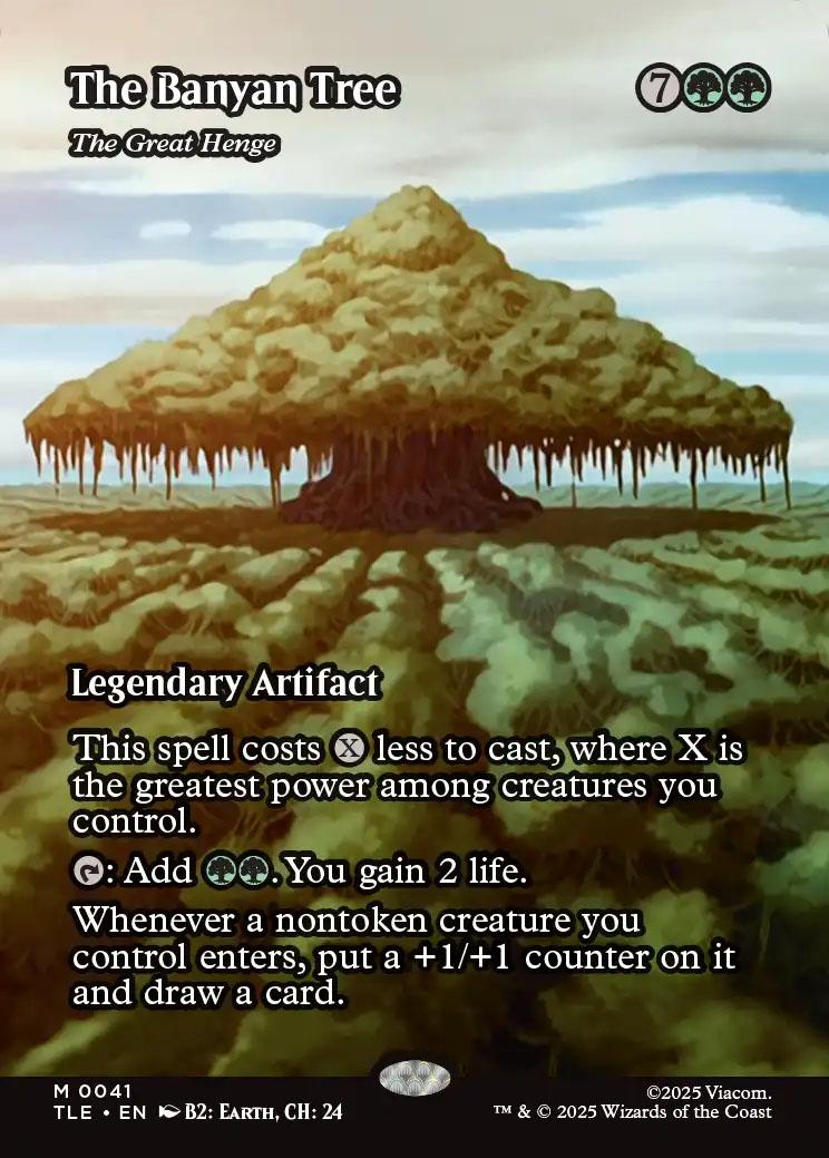 Mtg バンヤングローブの木/The Banyan Tree 英語版　foil Avatar: The Last Airbender Eternal-Legal Variants Foil: The Great
