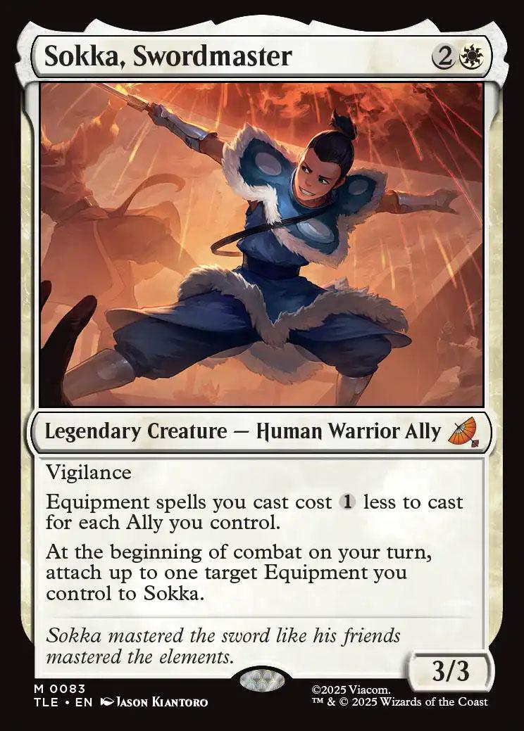 Avatar: The Last Airbender Eternal-Legal Foil: Sokka, Swordmaster