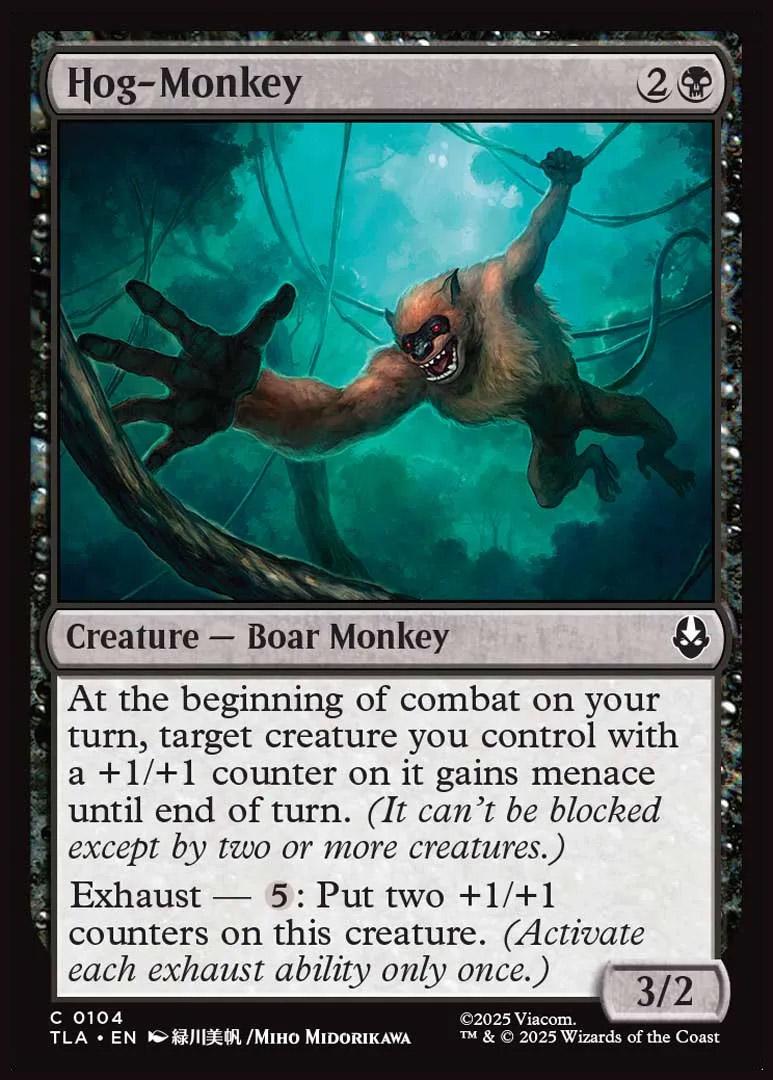 mtg monkey and ape cards Simian Grunts [Urza's Legacy] Mint / near mint condition trading card mtg monkey and ape cards