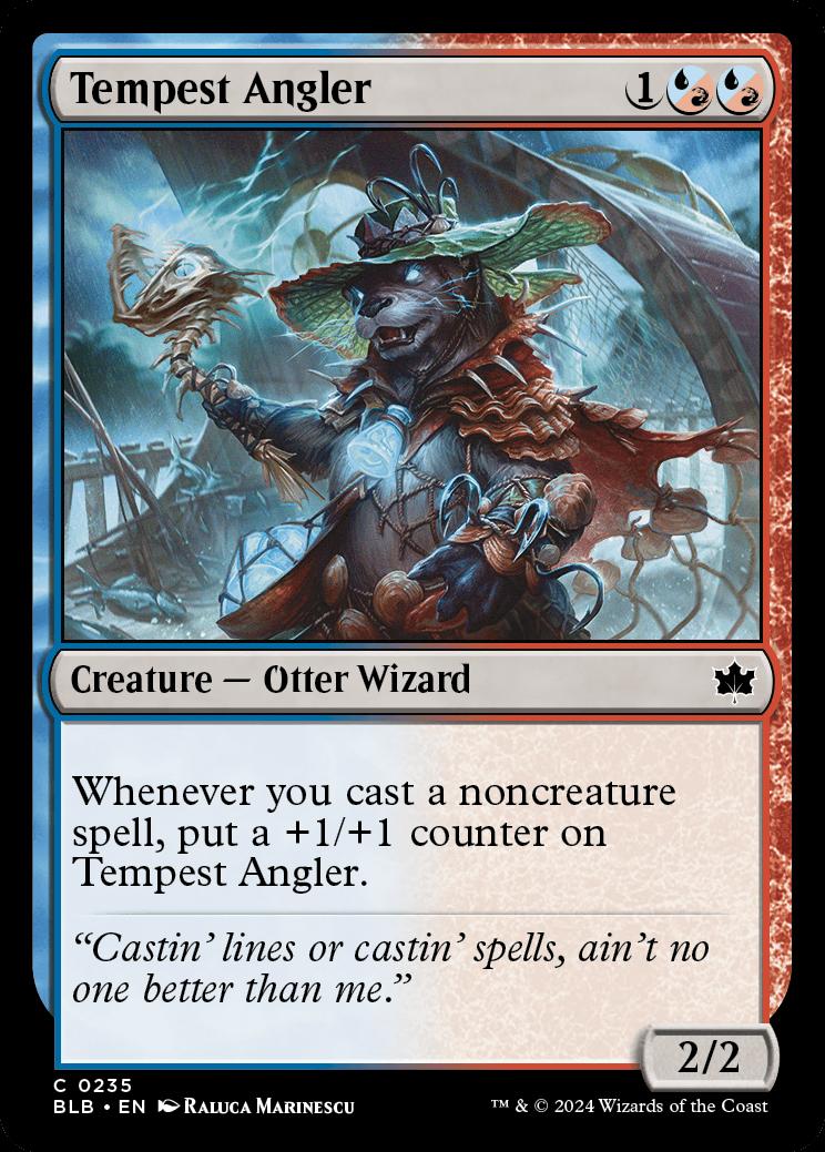 mtg bloomburrow otter cards Stormchaser's Talent [Bloomburrow] The Gathering Otter (25)| Magic: The Gathering