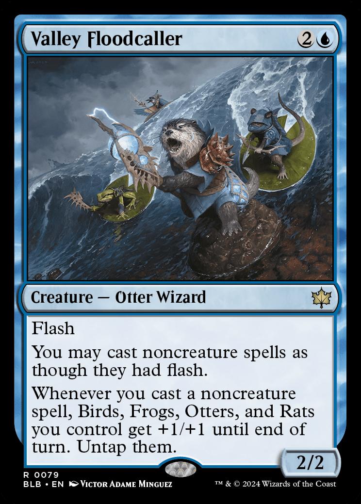 Valley Floodcaller | Bloomburrow Foil | Standard | Card Kingdom
