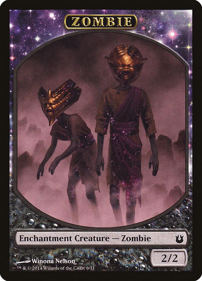 zombie token cards mtg Zombie token (2/2)