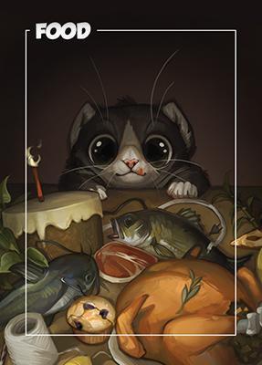 mtg food themed cards Token Pack: 7 breakfast food tokens Any ideas for a "cooking"
