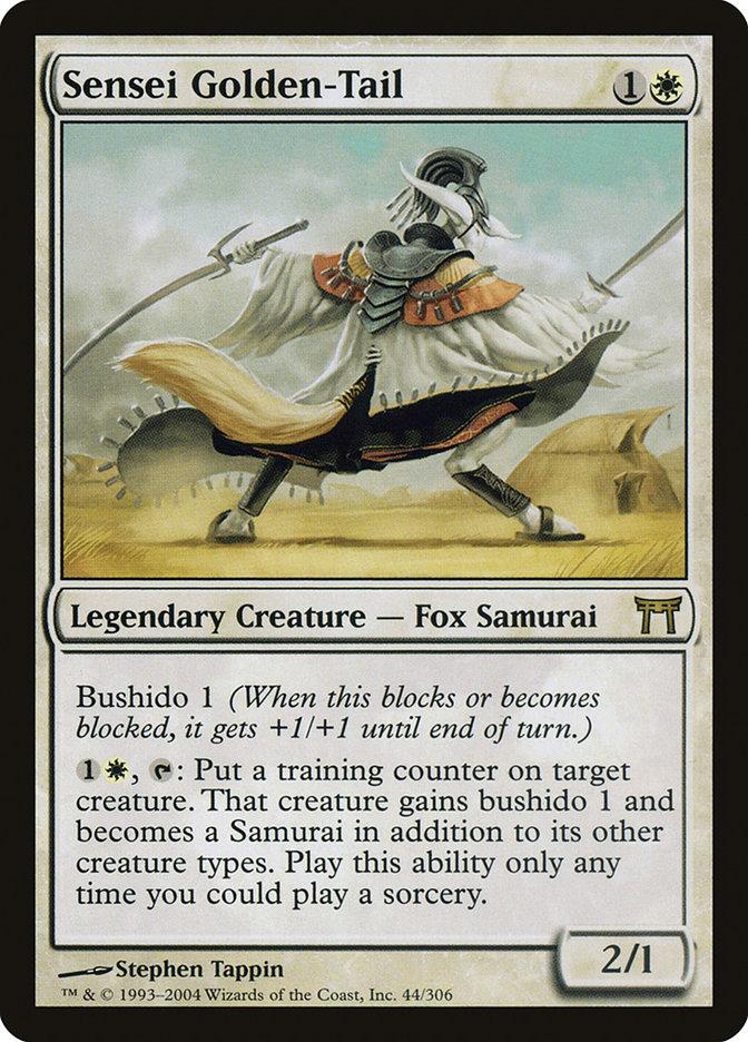 mtg bushido cards Magic: The Gathering - Sensei Golden-Tail