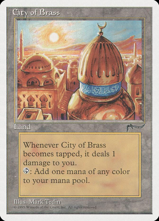 city of brass mtg final fantasy City of Brass [Chronicles] Heavily Played
