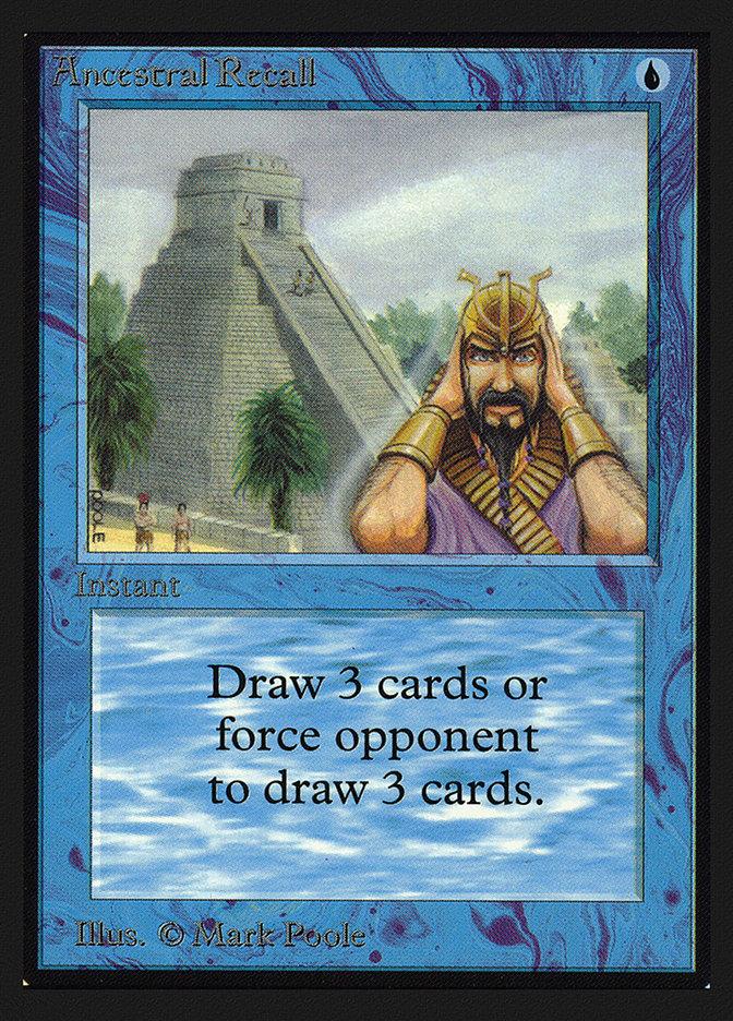 Ancestral Recall | Collectors Ed Intl | Card Kingdom