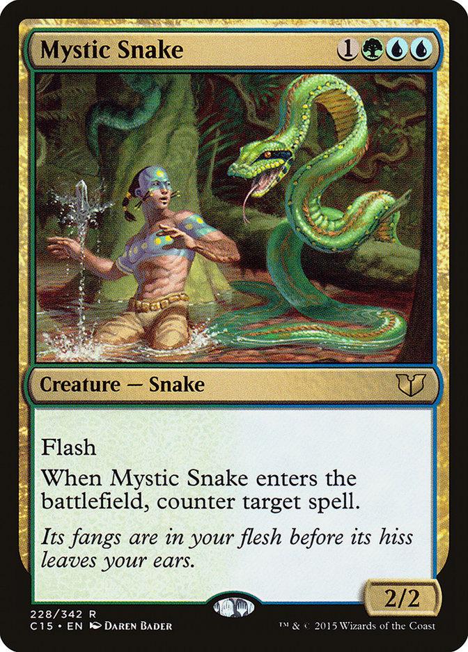 MTG Mystic Snake Hinterland Harbor セット Mystic Snake | Commander 2015 | Commander | Card Kingdom