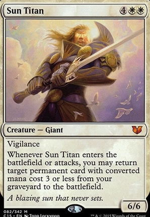 Sun Titan Mythic Rare Mint MTG Card :: Kaldheim Commander Decks ::