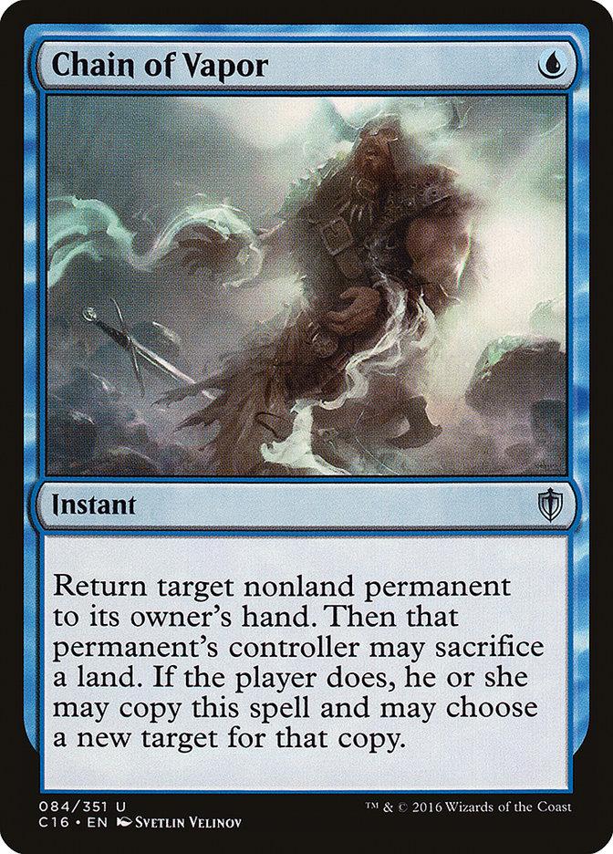 Chain of Vapor | Commander 2016 | Commander | Card Kingdom