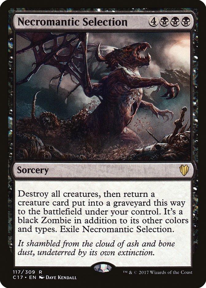 mtg black card that destroys all creatures Plague Wind  Rulings, Legalities & Similar Cards Necromantic Selection | Commander 2017