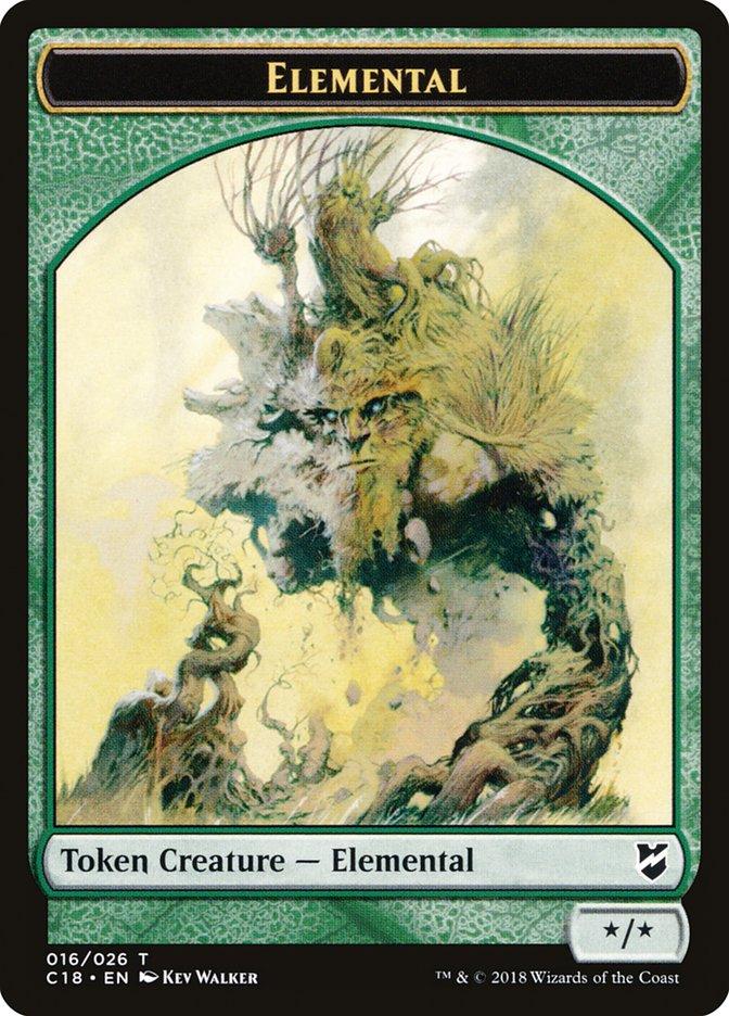 Elemental Token - Cat Warrior Token | Commander 2018 | Commander | Card ...