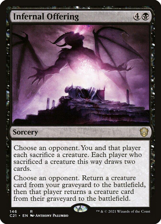 Infernal Rites Card Infernal Offering | Commander 2021 | Commander | Card Kingdom