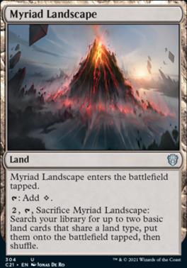 MTG Commander 2019 Myriad Landscape MINT