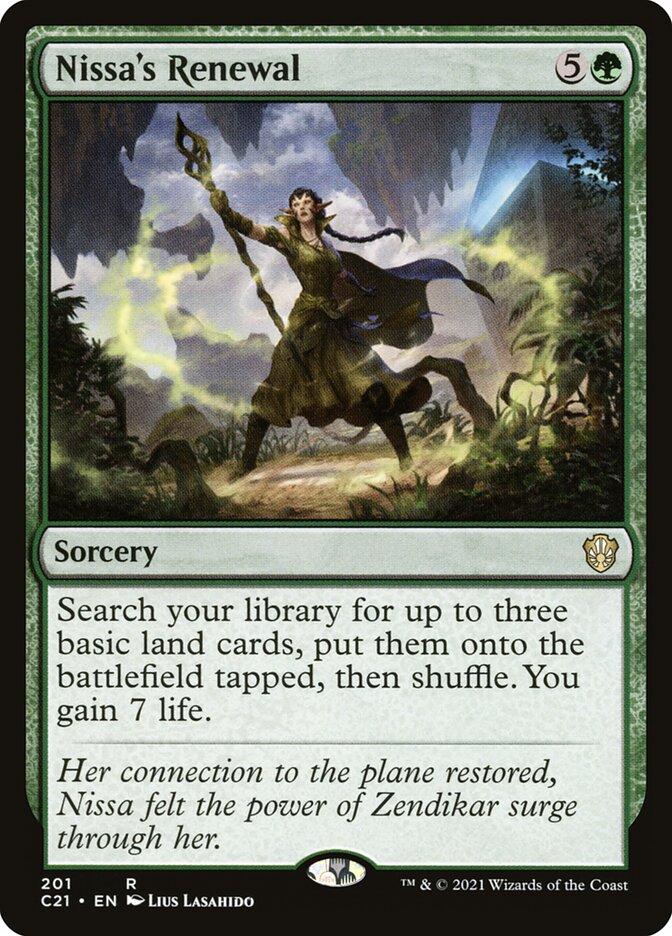 Nissa's Renewal | Commander 2021 | Commander | Card Kingdom