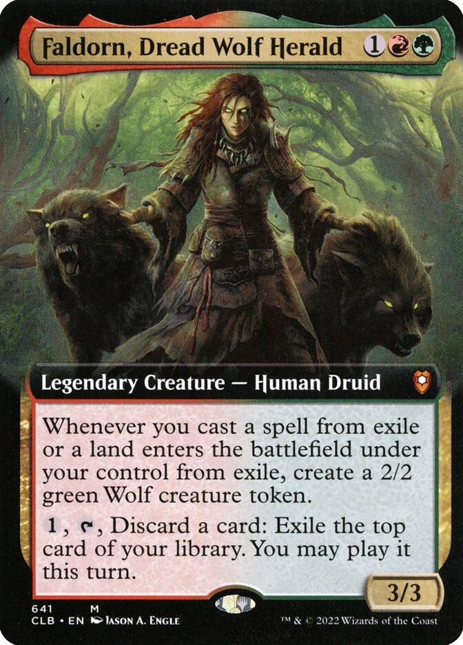 mtg faldorn commander deck Modern Creature Design is Begging You to Boardwipe Near Mint? MTG Faldorn, Dread Wolf Herald