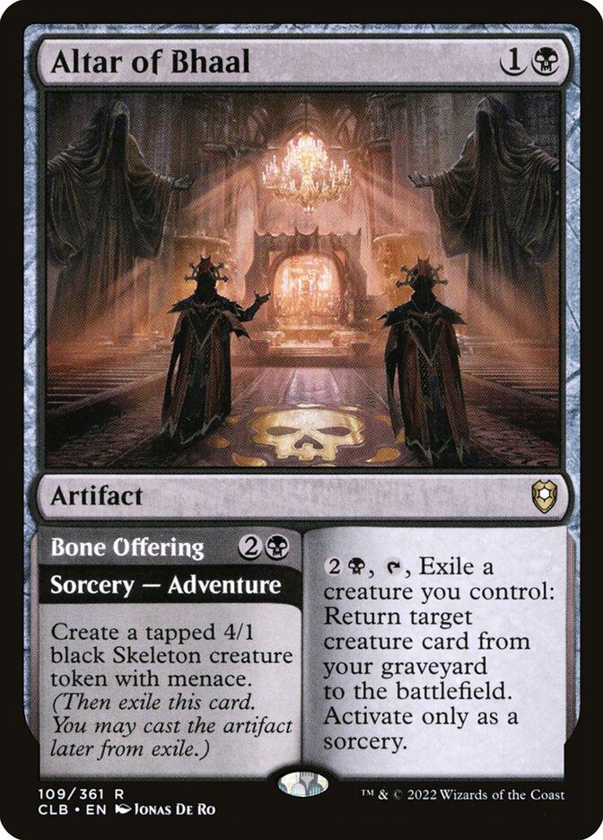 bhaal mtg card Lord of Murder Showcase (Then exile this card Has anyone had luck with