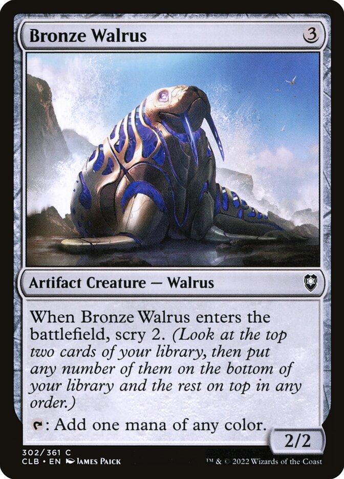 Bronze Walrus | Commander Legends: Battle for Baldur's Gate