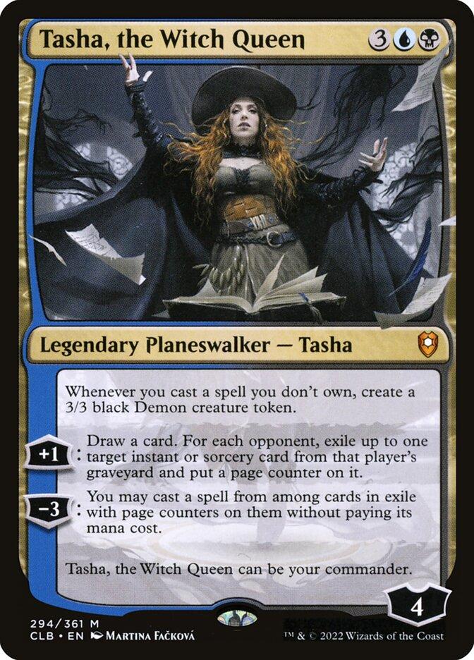 mtg tasha commander deck MTG Commander Deck EDH Deck Tasha, the Witch Queen 100 Magic Cards Custom  Deck Dimir Planeswalker main image 1