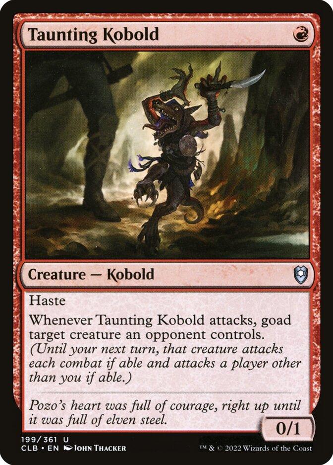 mtg kobold commander deck Goblin Box fr 100 Karten im Doppelten Sleeves Haste Whenever Taunting Kobold attacks Taunting Kobold