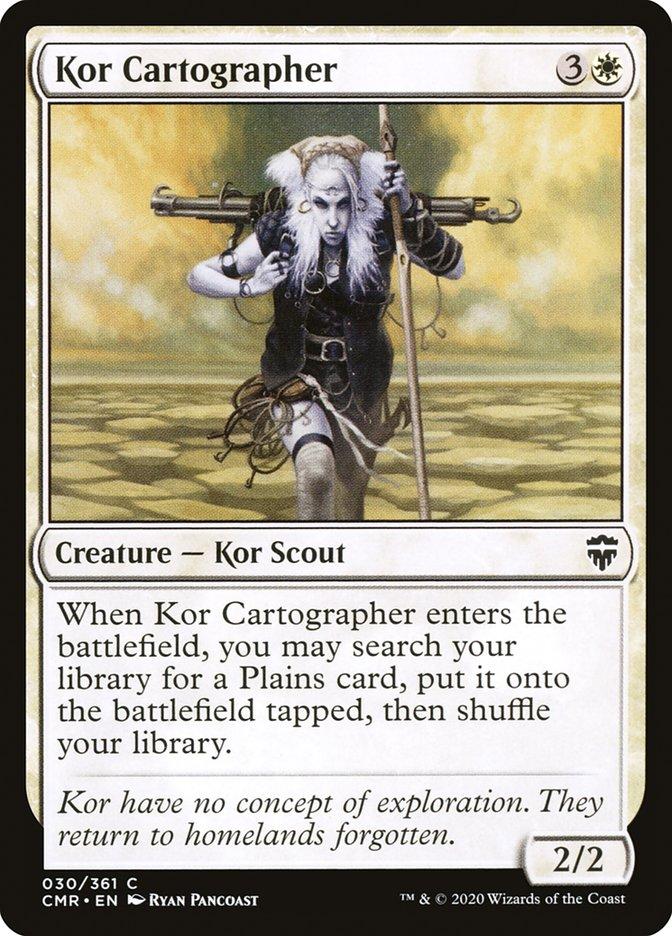 mtg kor cards Kor Cartographer [Zendikar Rising Commander] Heavily Played